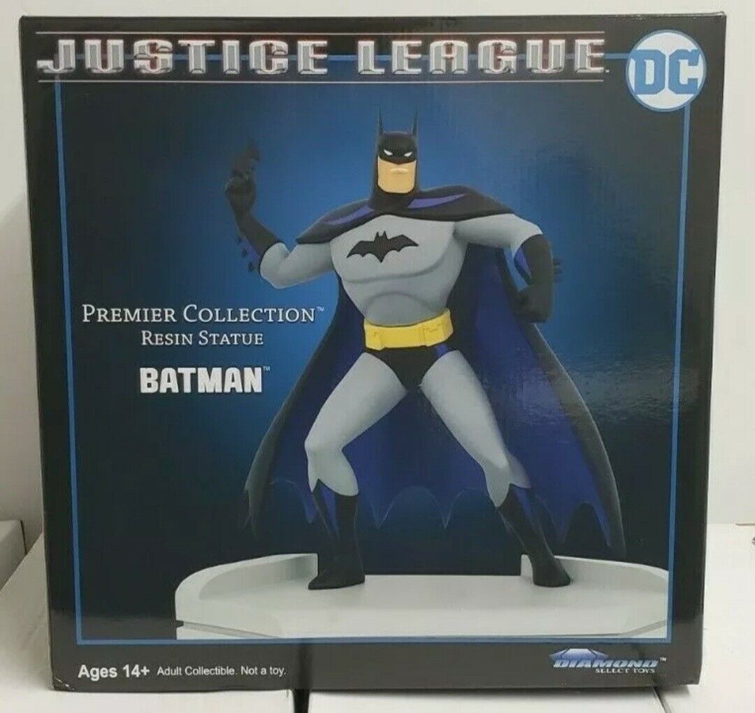 New DC Batman: The Animated Series Premier Collection Batman Risen Statue Sealed