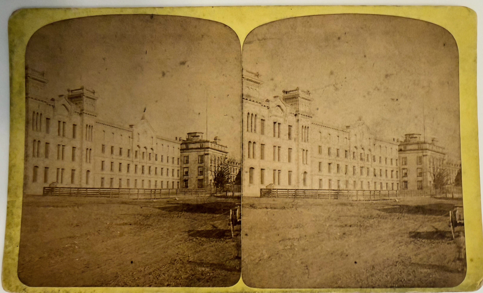 OHIO PENITENTIARY Stereoview COLUMBUS Civil War PRISON Photo JOHN HUNT MORGAN OHIO PENITENTIARY Stereoview COLUMBUS Civil War PRISON Photo JOHN HUNT MORGAN