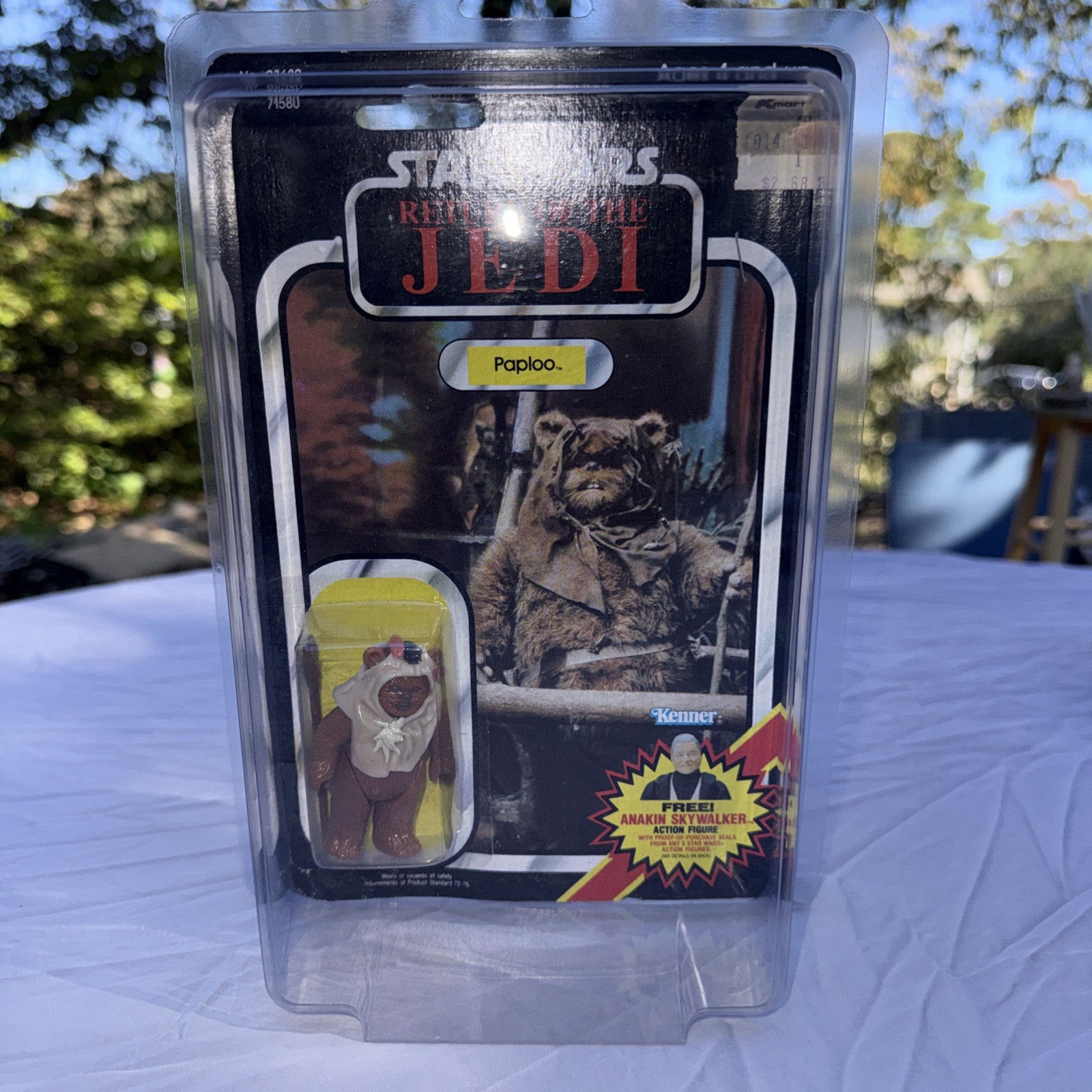 1984 Kenner Star Wars ROTJ Paploo Action Figure 79 Back MOC - in Star Case 1984 Kenner Star Wars ROTJ Paploo Action Figure 79 Back MOC - in Star Case