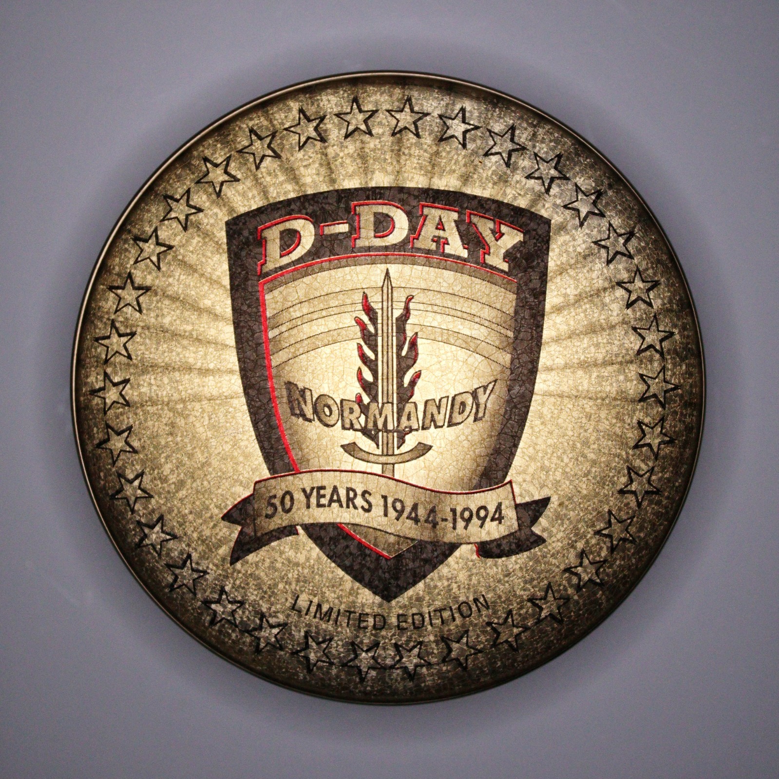 D-Day Normandy 50 Years 1944-1994 Collector's Edition Zippo Lighter w/ Tin Case D-Day Normandy 50 Years 1944-1994 Collector's Edition Zippo Lighter w/ Tin Case