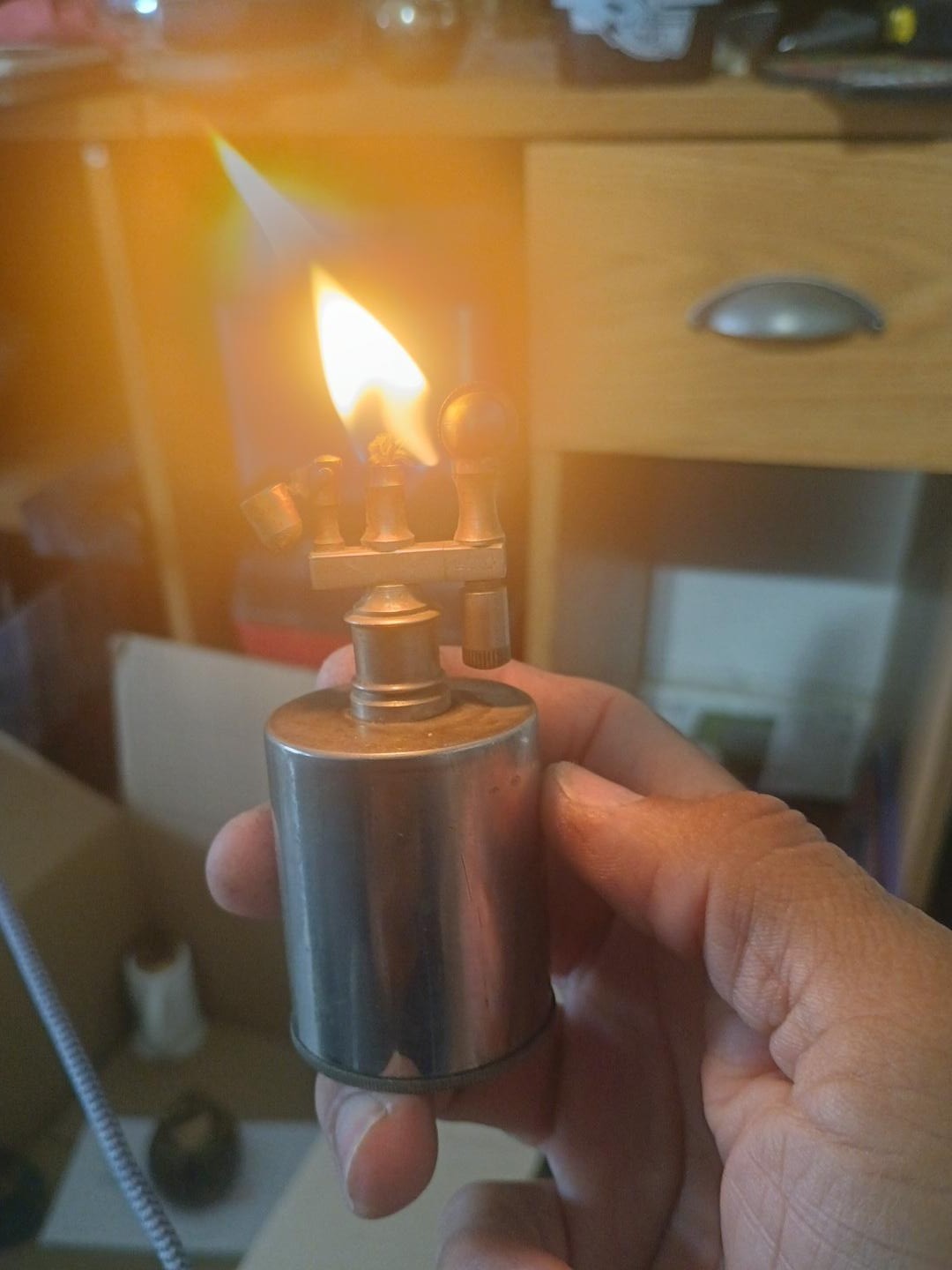 Antique Made In France FRENCH TABLE LIGHTER. Possibly 1910-1930 After WW1 Antique Made In France FRENCH TABLE LIGHTER. Possibly 1910-1930 After WW1