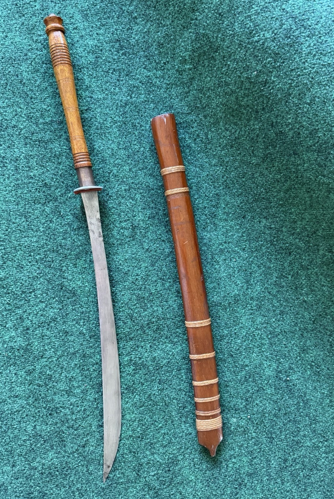 Southeast Asian DHA Traditional Multi-Purpose Tool/Sword Burmese Southeast Asian DHA Traditional Multi-Purpose Tool/Sword Burmese