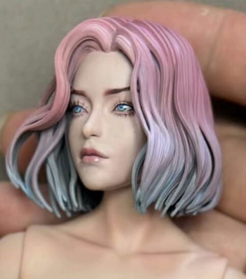 custom 1/12 marvel legends shf mafex Spider-Woman head custom 1/12 marvel legends shf mafex Spider-Woman head