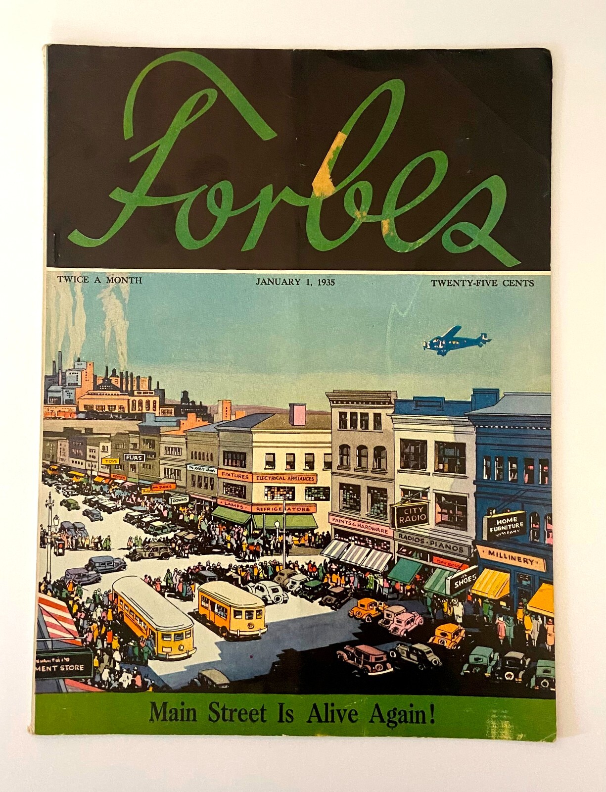 VINTAGE JANUARY 1, 1935 FORBES MAGAZINE VINTAGE JANUARY 1, 1935 FORBES MAGAZINE