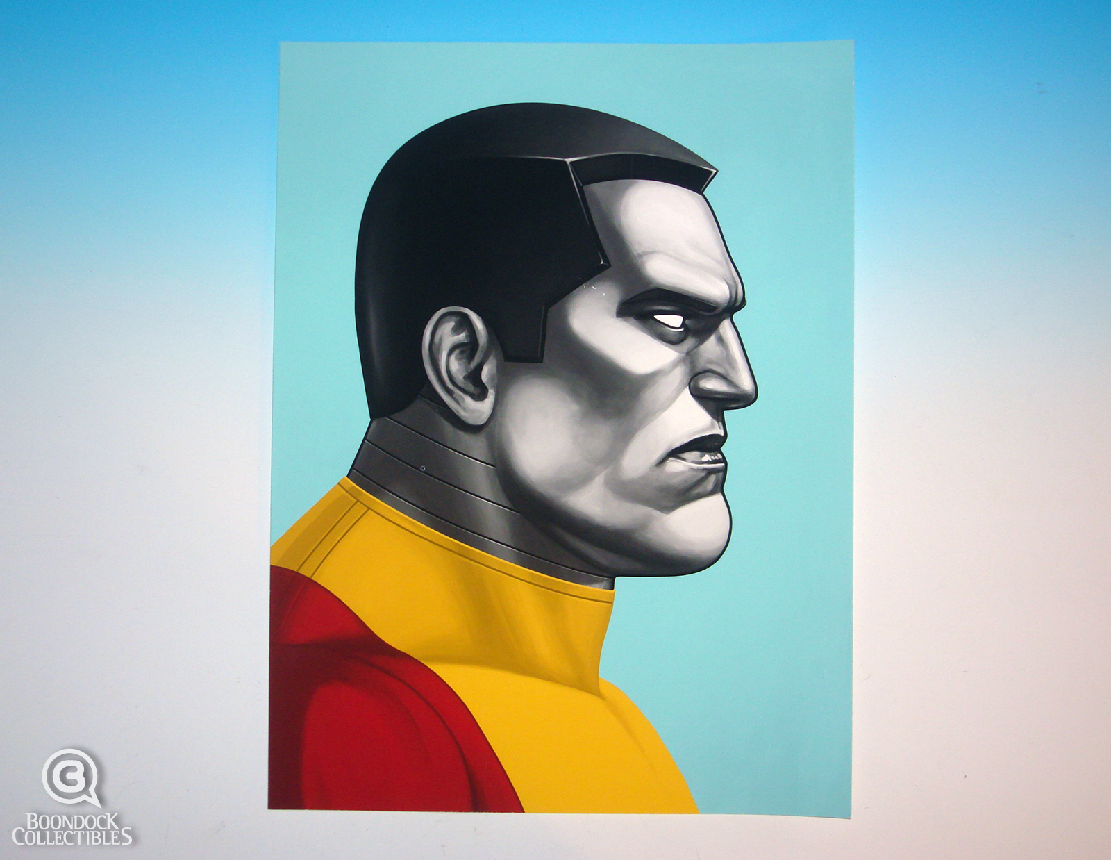 Mondo X-Men Colossus Mike Mitchell Portrait Print Marvel Comics Giclee Proof Mondo X-Men Colossus Mike Mitchell Portrait Print Marvel Comics Giclee Proof