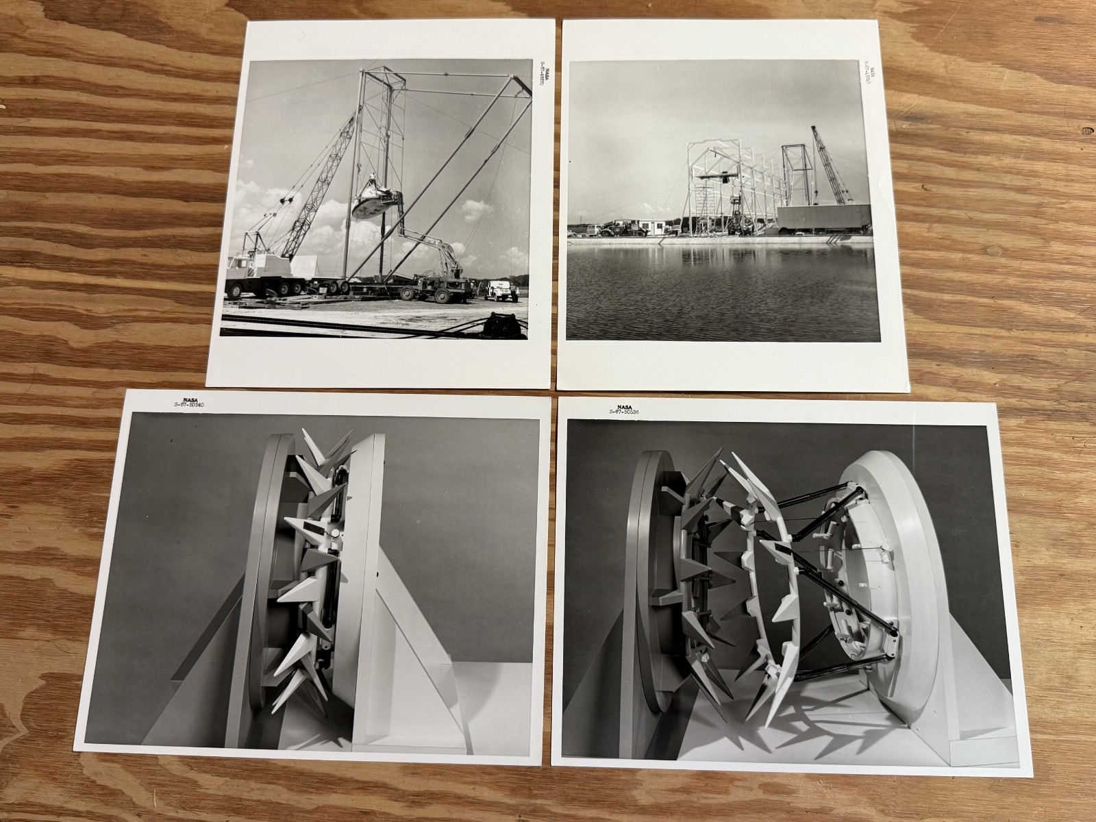 Lot 4 Vintage 1967 NASA Photos Apollo Docking System Test Rare Blue Back Stamp Lot 4 Vintage 1967 NASA Photos Apollo Docking System Test Rare Blue Back Stamp