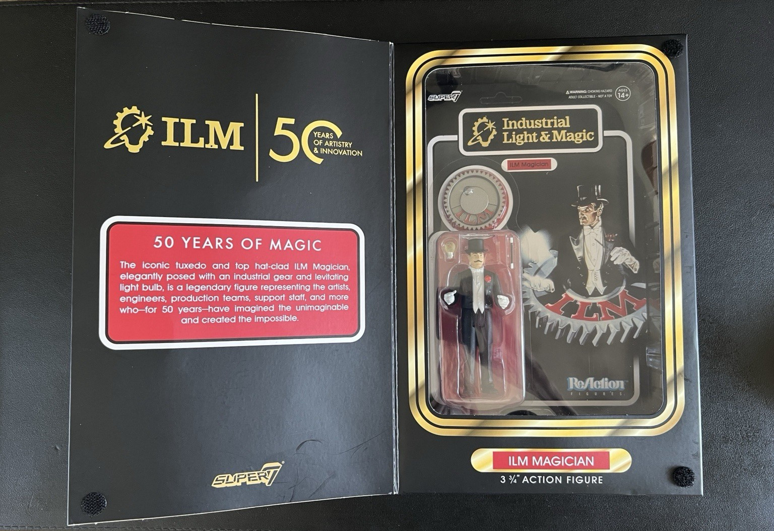 ILM 50th Magician Super7 ReAction Figure 2025 Employee Company Exclusive - READ ILM 50th Magician Super7 ReAction Figure 2025 Employee Company Exclusive - READ