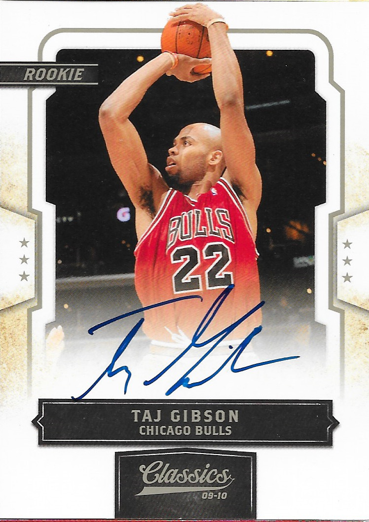2009-10 Panini Classics Taj Gibson RC Auto Rookie Autograph #183 Bulls