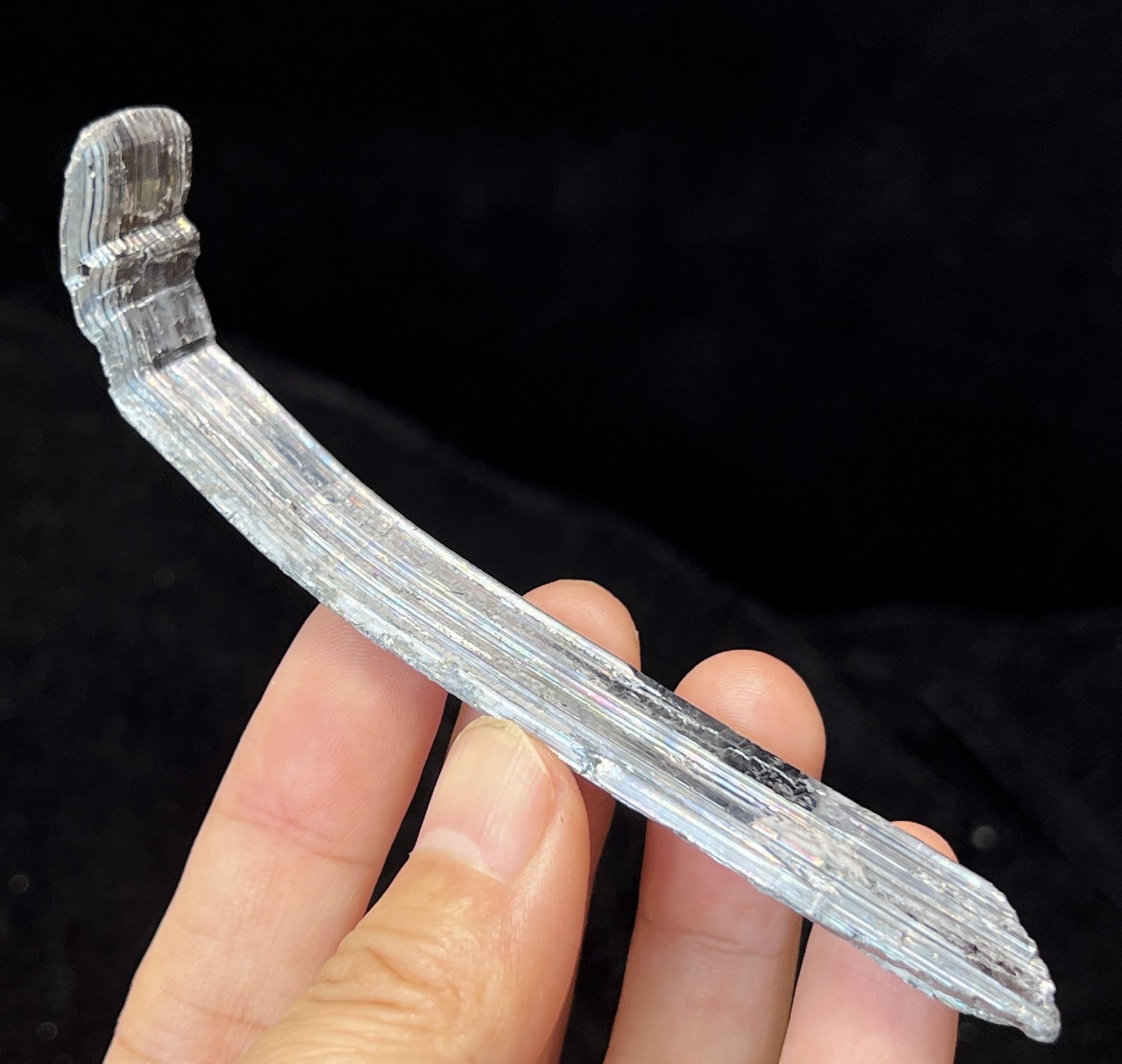 105mm Natural BENT Stibnite, Natural Mineral Specimen 105mm Natural BENT Stibnite, Natural Mineral Specimen