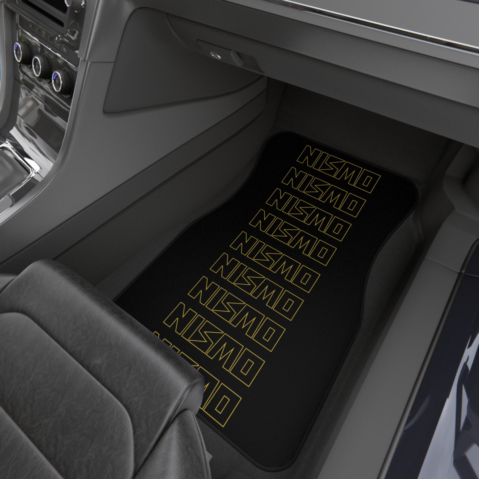 Nismo Old Logo JDM Car Mats (Set of 2), 90's Universal Floor Mats, Nismo Mats Nismo Old Logo JDM Car Mats (Set of 2), 90's Universal Floor Mats, Nismo Mats