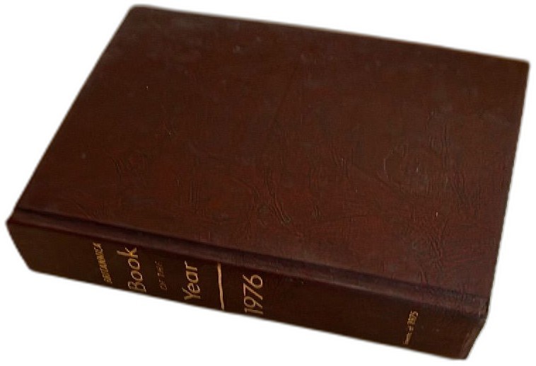 1976 Britannica Book Of The Year Encyclopedia Yearbook Historical Reference