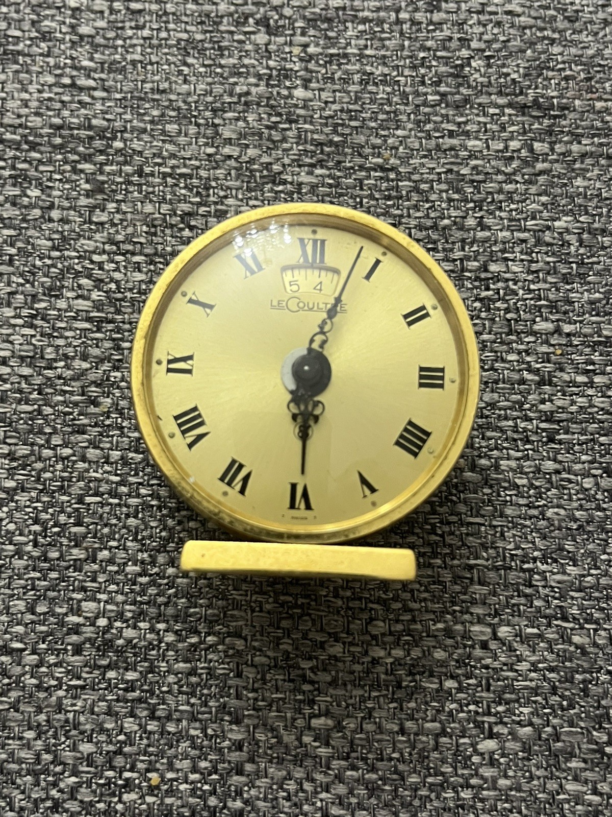 VINTAGE JAEGER LECOULTRE RECITAL 8 DAYS TRAVEL ALARM CLOCK VINTAGE JAEGER LECOULTRE RECITAL 8 DAYS TRAVEL ALARM CLOCK