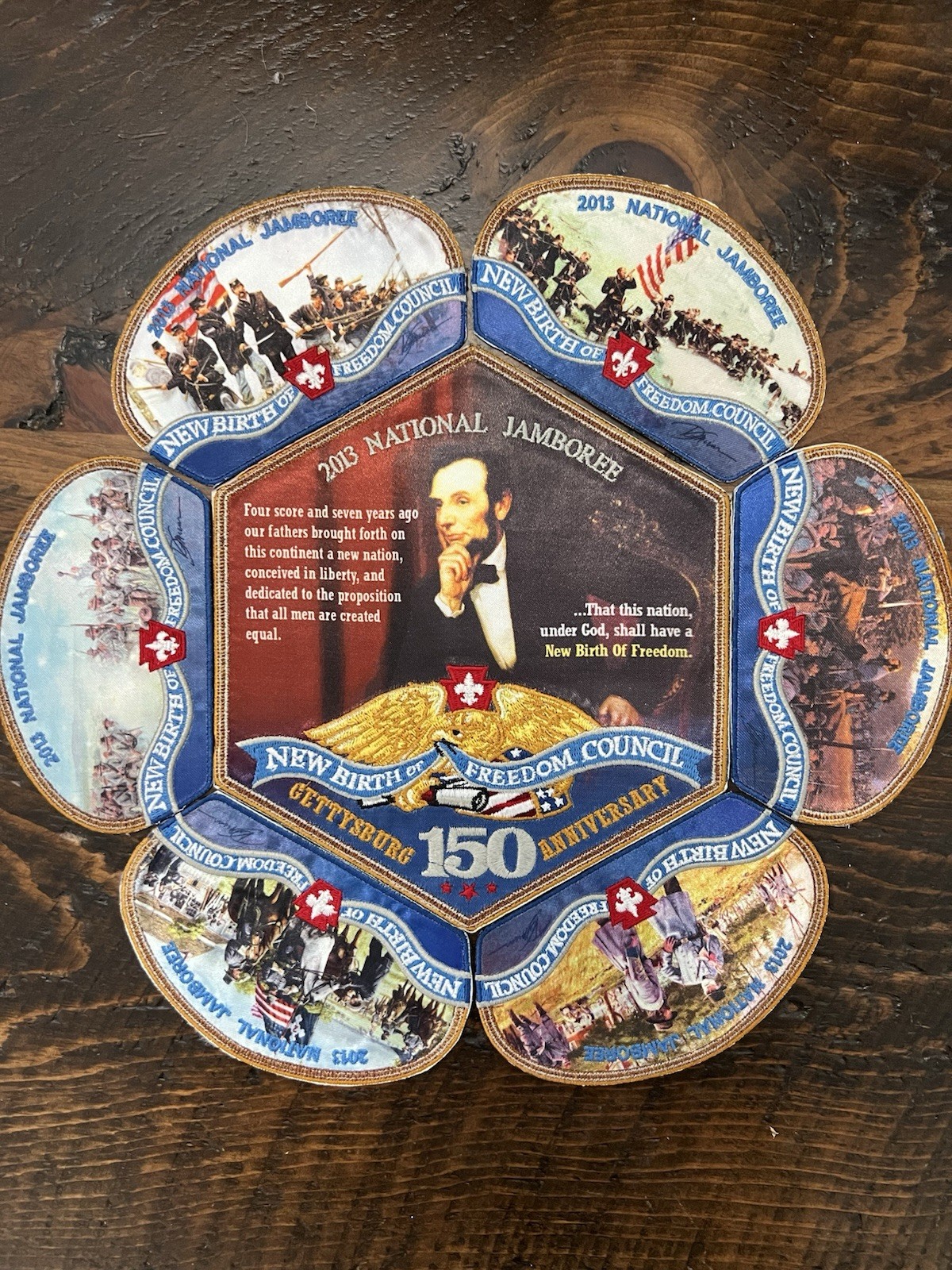 2013 National Jamboree Gettysburg 150th Anniversary Patch Set 2013 National Jamboree Gettysburg 150th Anniversary Patch Set