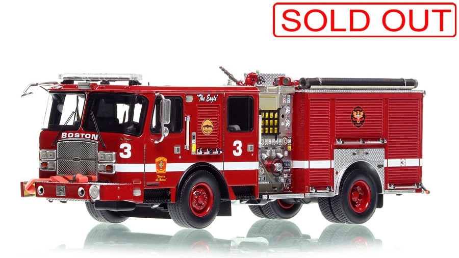 Fire Replicas 1/50 Boston FD 2017 E-One Typhoon Engine 3 South End LAST ONE Fire Replicas 1/50 Boston FD 2017 E-One Typhoon Engine 3 South End LAST ONE