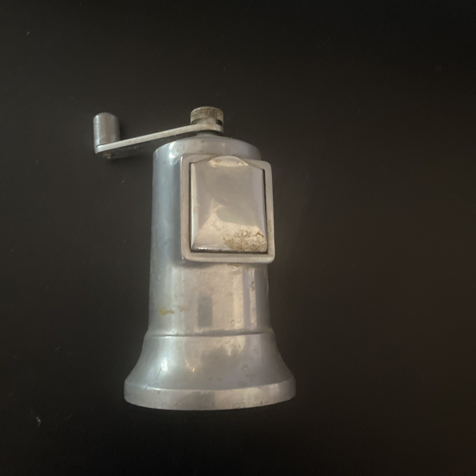 Vintage Perfex 4” Cast Aluminum Pepper Grinder Mill Made In France Vintage Perfex 4” Cast Aluminum Pepper Grinder Mill Made In France