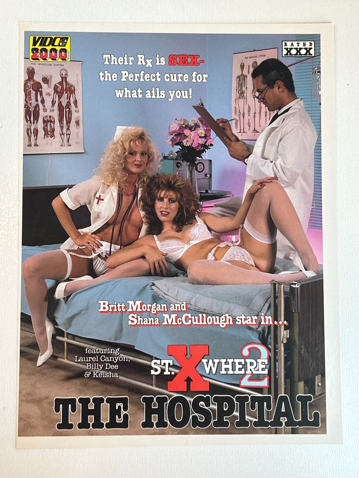 St. X Where II: The Hospital Promo Ad Slick Britt Morgan VIDCO 2000
