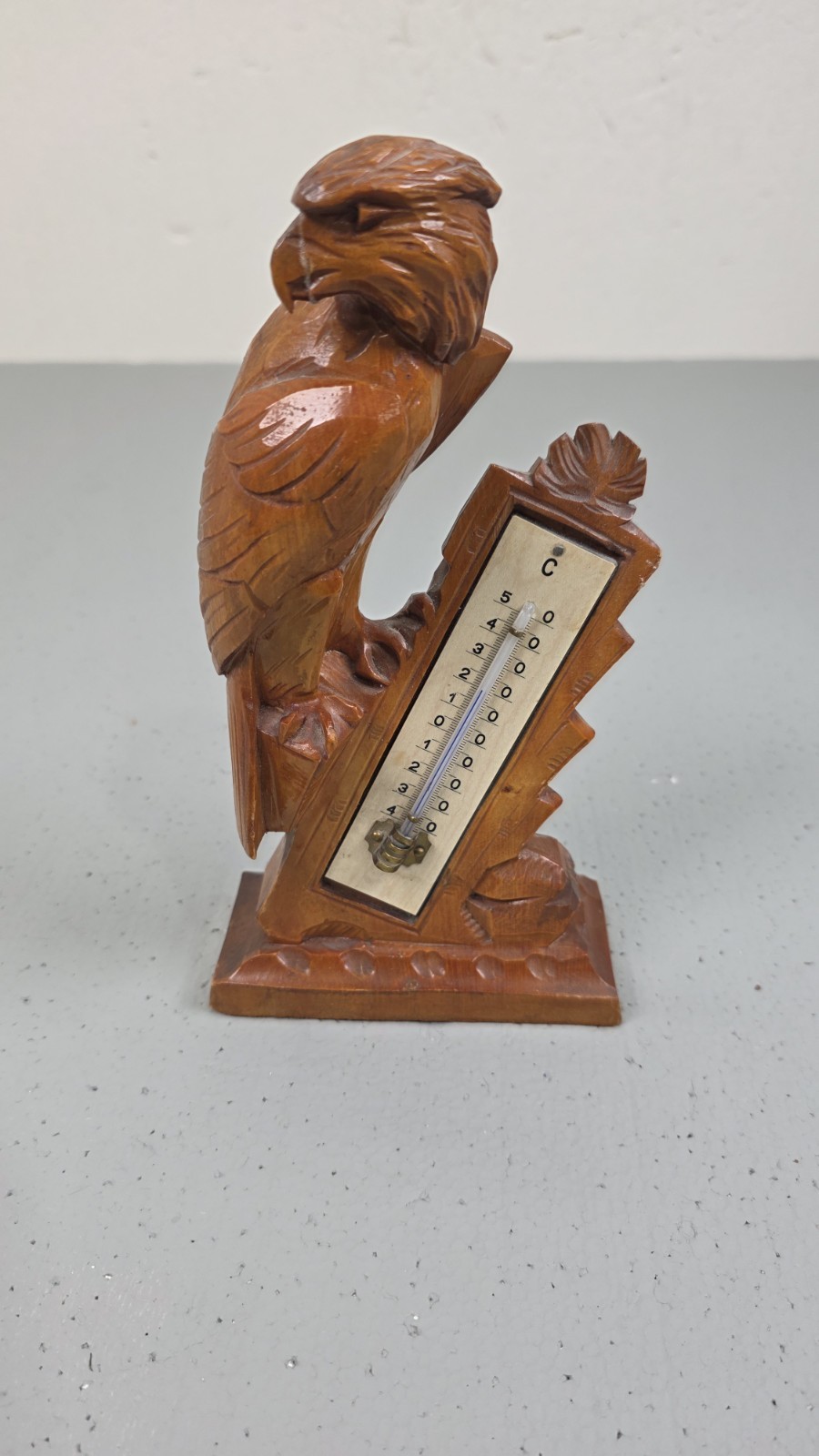 Vintage Ornawood American Eagle Shelf Thermometer ~ Patriotic Vintage Ornawood American Eagle Shelf Thermometer ~ Patriotic