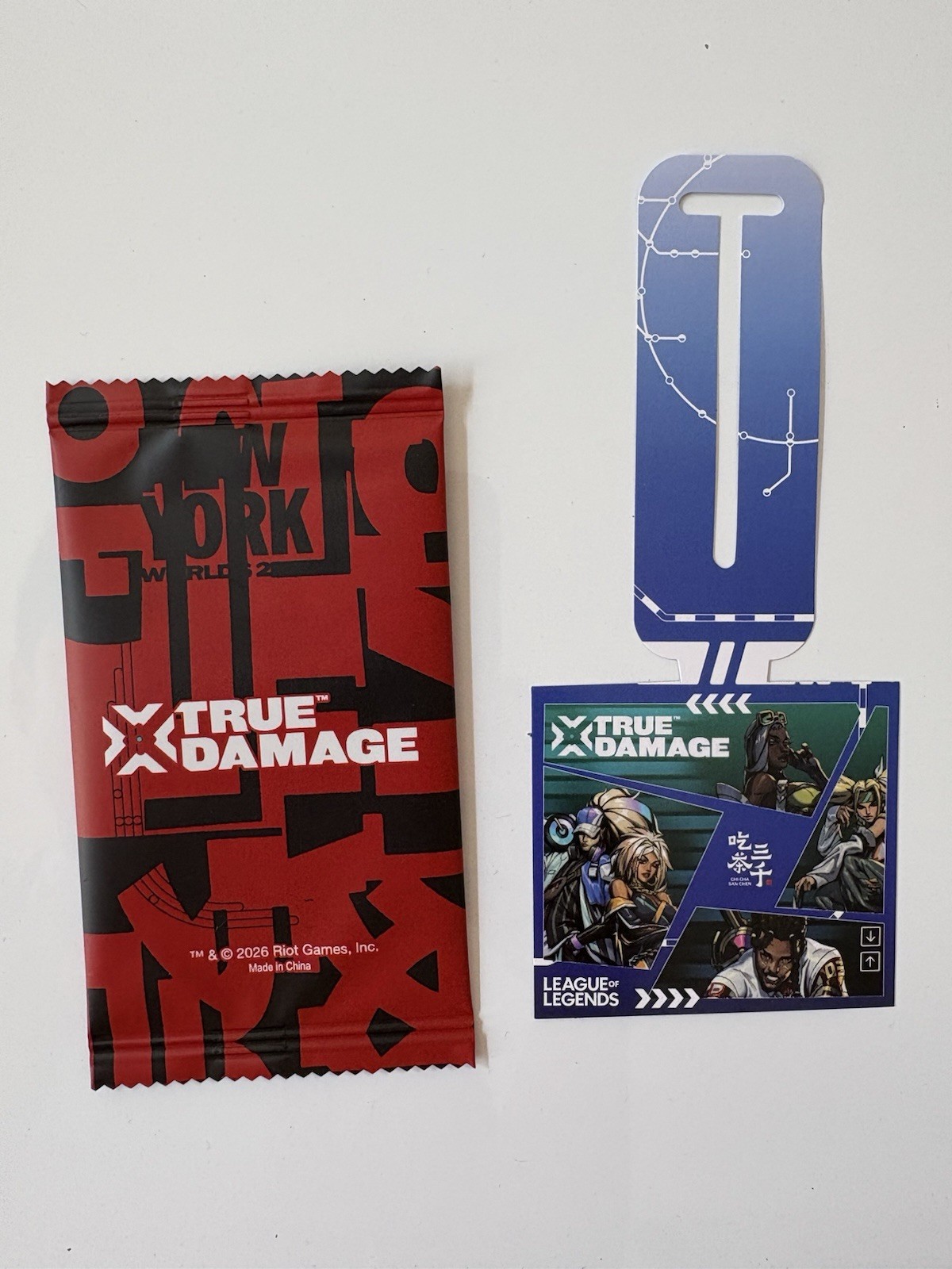 League of Legends: TRUE DAMAGE x Chi Cha San Chen - Photocard (NEW), Hang Tag