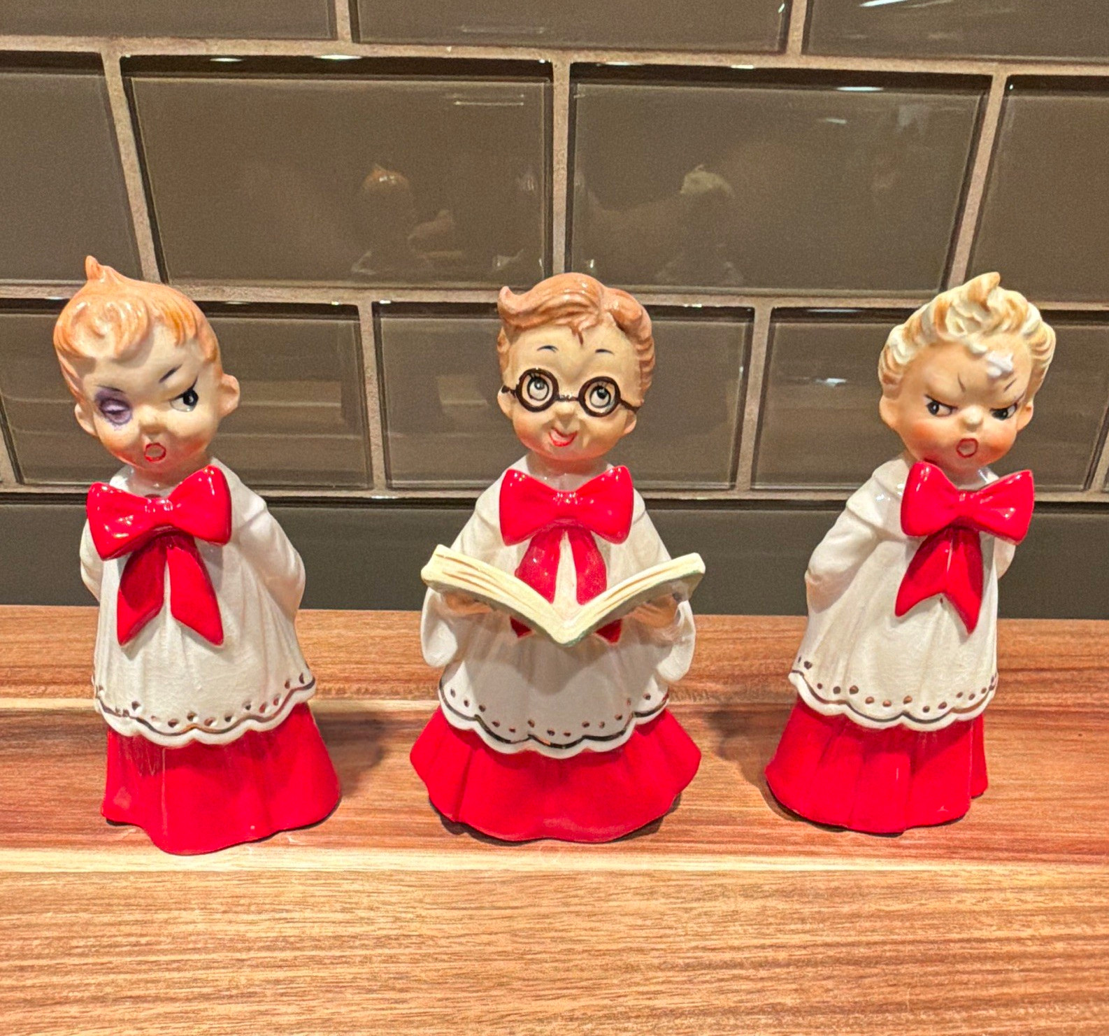 Josef Originals Vintage 1955 Choir Boy Figurines Set of 3 Ceramic Hand Painted Josef Originals Vintage 1955 Choir Boy Figurines Set of 3 Ceramic Hand Painted