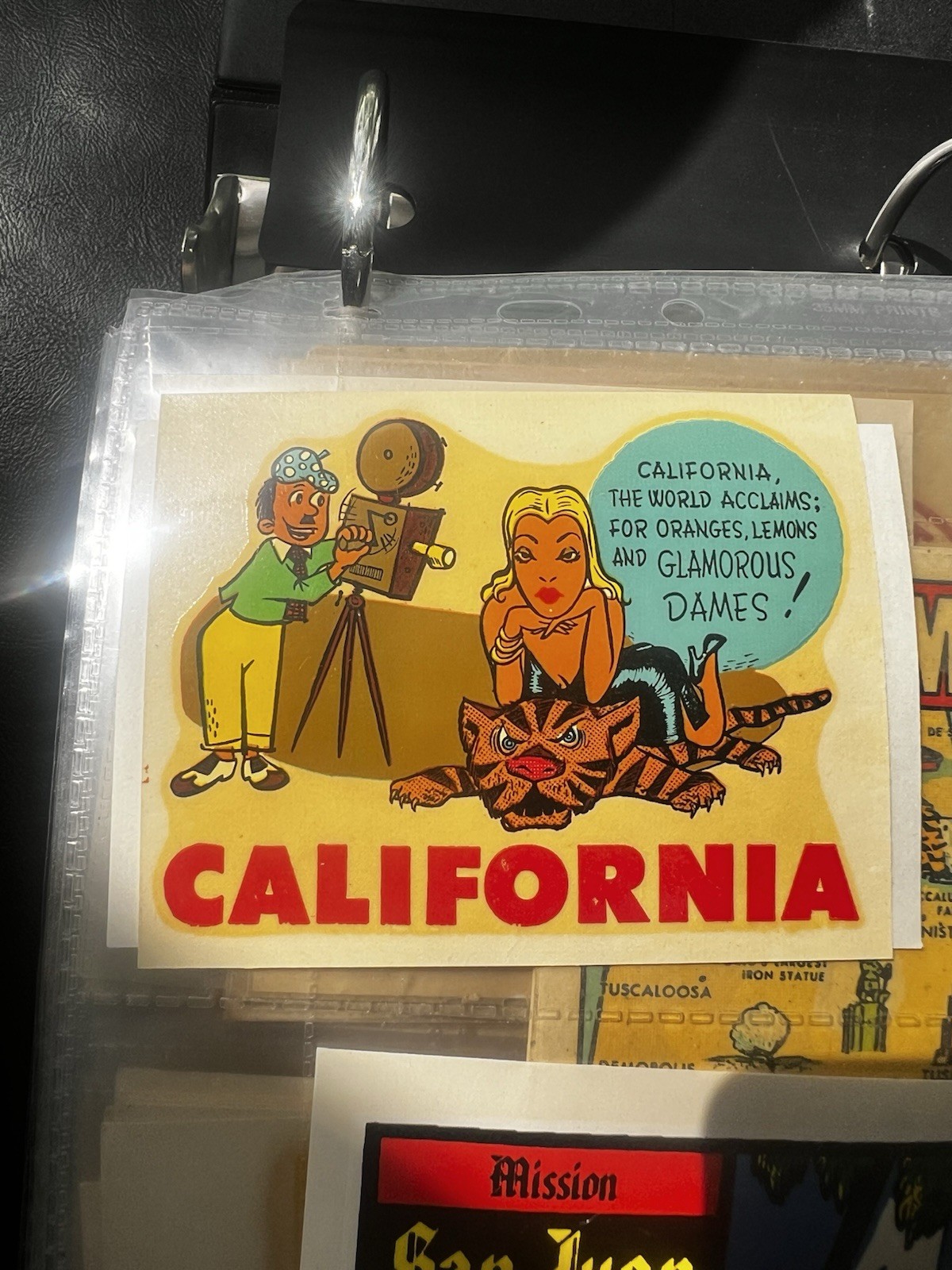 RARE VINTAGE 1960’S CALIFORNIA “GLAMOROUS DAMES” WATER TRANSFER DECAL RARE VINTAGE 1960’S CALIFORNIA “GLAMOROUS DAMES” WATER TRANSFER DECAL
