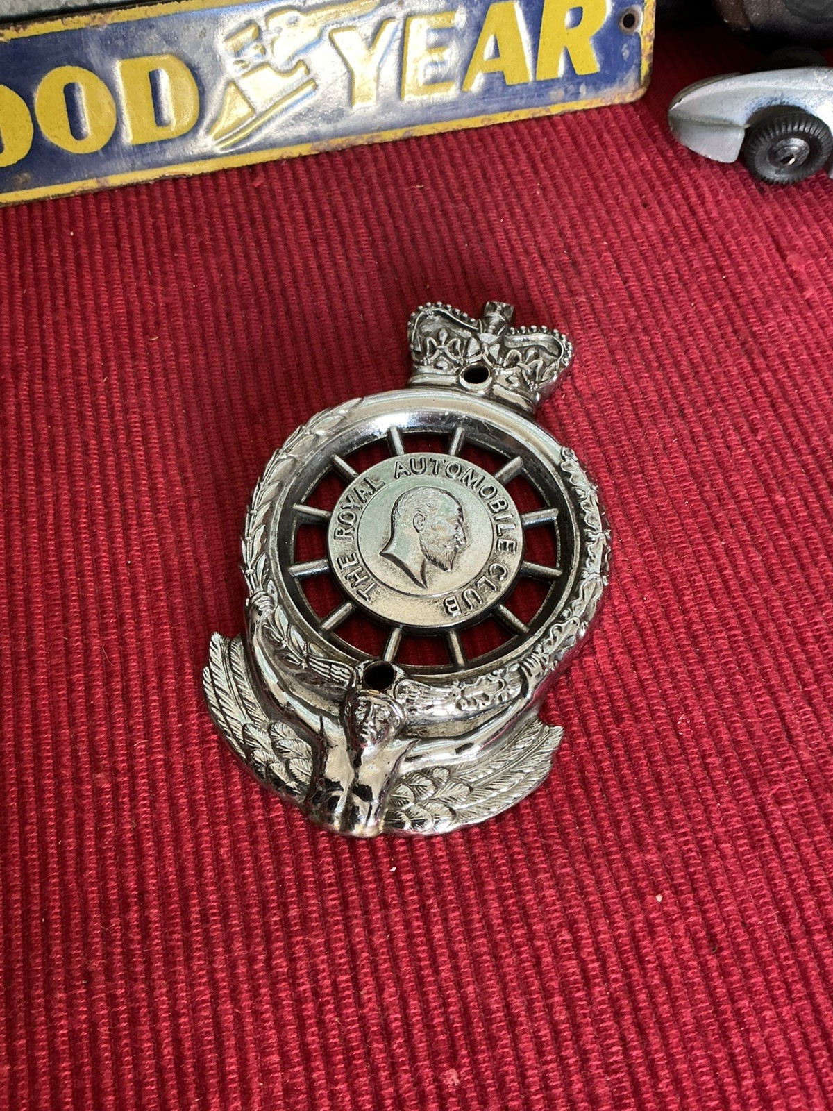 Vintage RAC Car Badge - ROYAL AUTOMOBILE CLUB Car Badge by H B SALE - EXCELLENT Vintage RAC Car Badge - ROYAL AUTOMOBILE CLUB Car Badge by H B SALE - EXCELLENT