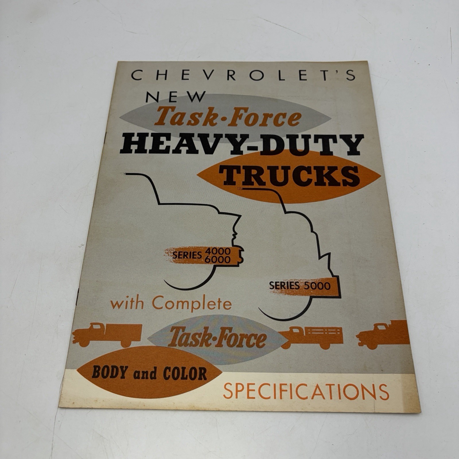 1955 Chevrolet Task Force Heavy Duty Truck Sales Brochure 4000 5000 6000 Series 1955 Chevrolet Task Force Heavy Duty Truck Sales Brochure 4000 5000 6000 Series