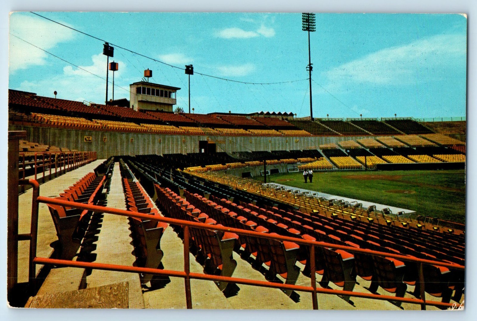 1960 Forth Worth Texas Postcard Turnpike Baseball Stadium Home Dallas Spurs Seat 1960 Forth Worth Texas Postcard Turnpike Baseball Stadium Home Dallas Spurs Seat