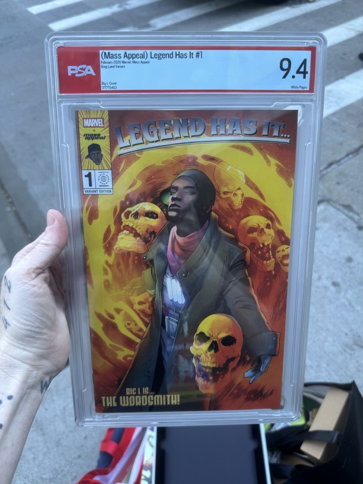Marvel Mass Appeal Legend Has it #1 CGC 9.4 BIG L IS THE WORDSMITH  NYCC 2026