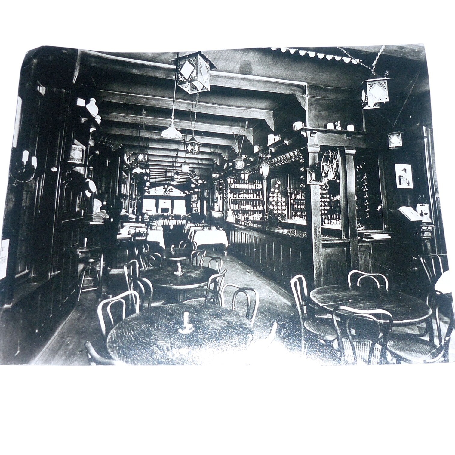 Vintage 1918 Snapshot Photo New York Tavern Interior Bar Paramount Hotel NYC Vintage 1918 Snapshot Photo New York Tavern Interior Bar Paramount Hotel NYC