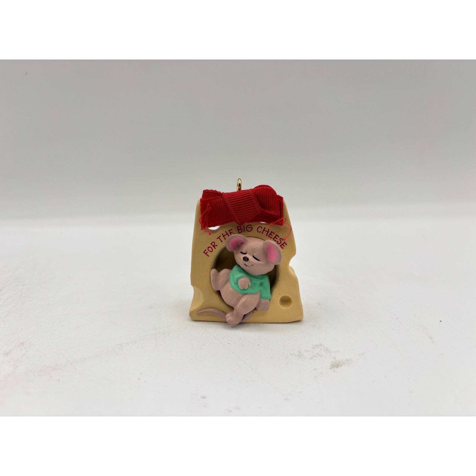 Hallmark Keepsake Dated 1991 Vintage The Big Cheese Handcrafted Ornament Hallmark Keepsake Dated 1991 Vintage The Big Cheese Handcrafted Ornament