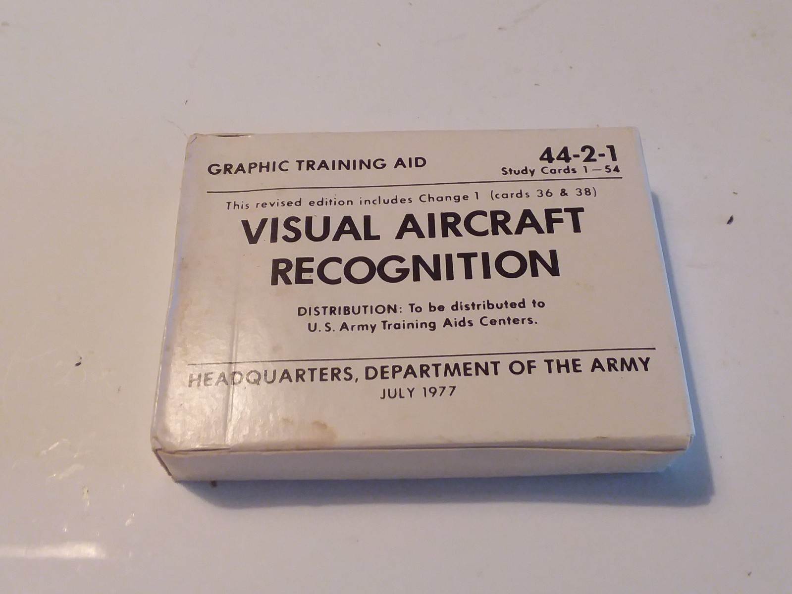 Aircraft Recognition Cards, Graphic Training Aids Cold war #W1a Aircraft Recognition Cards, Graphic Training Aids Cold war #W1a