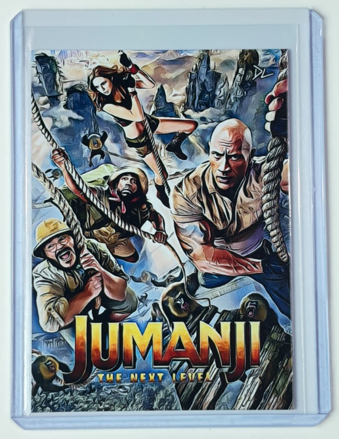 Jumanji Limited Edition Artist Signed "The Next Level" Trading Card 2/10 Jumanji Limited Edition Artist Signed "The Next Level" Trading Card 2/10