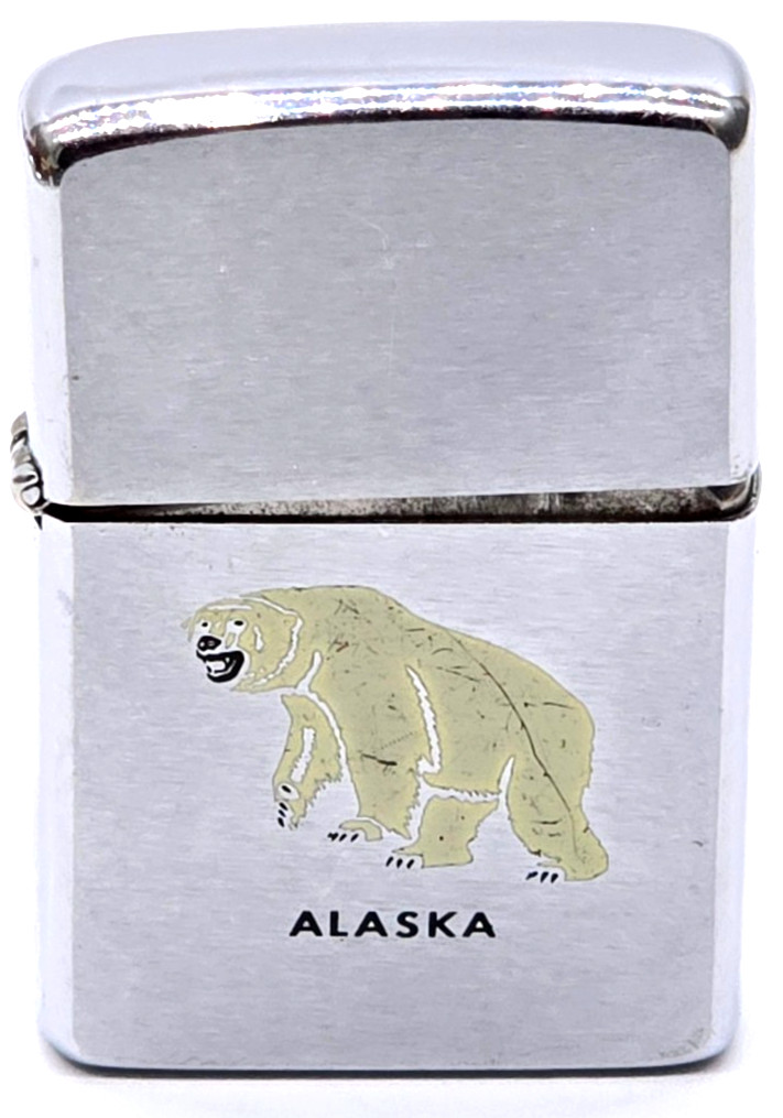 Rare discontinued item Zippo ALASKA polar bear A 3302 Rare discontinued item Zippo ALASKA polar bear A 3302
