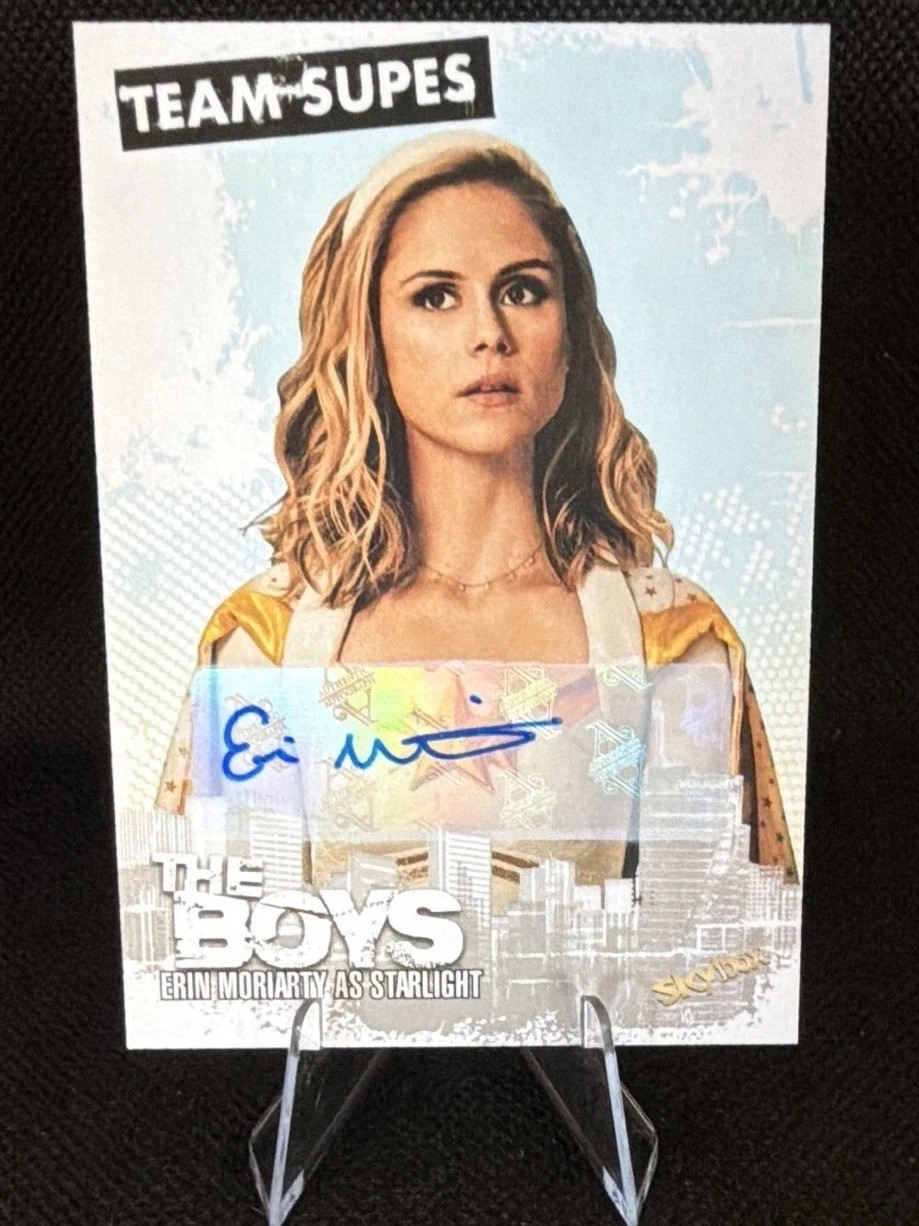 2025 Upper Deck The Boys S1 & 2 C-4 A Hero Autograph Erin Moriarty Starlight 2025 Upper Deck The Boys S1 & 2 C-4 A Hero Autograph Erin Moriarty Starlight