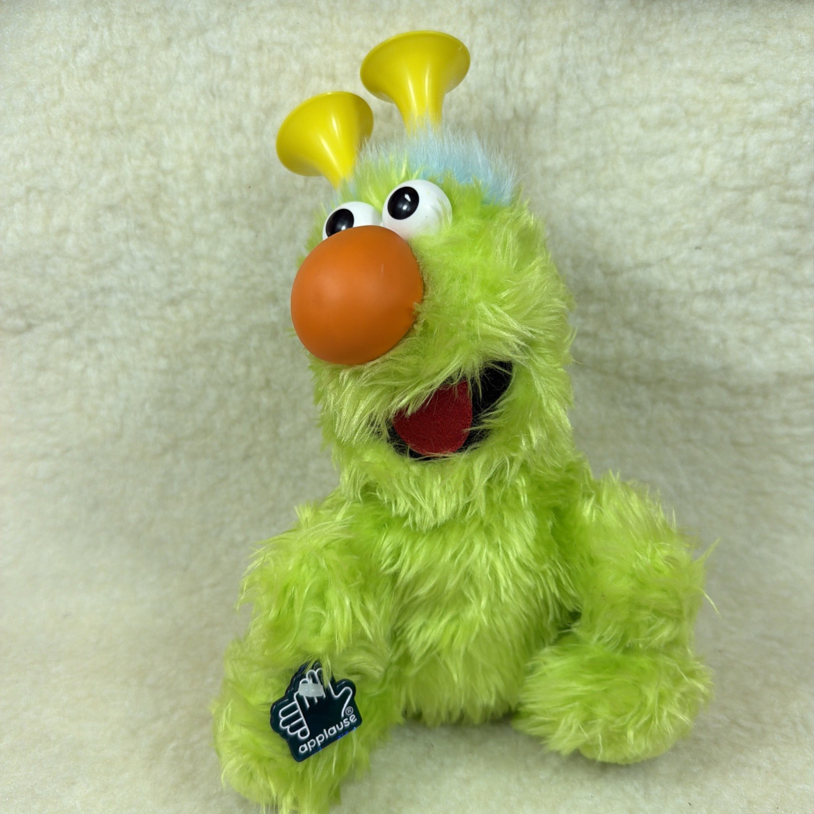 Vintage Mr Honker Plush Green Muppet Toy Stuffed Sesame Street Applause Vintage Mr Honker Plush Green Muppet Toy Stuffed Sesame Street Applause