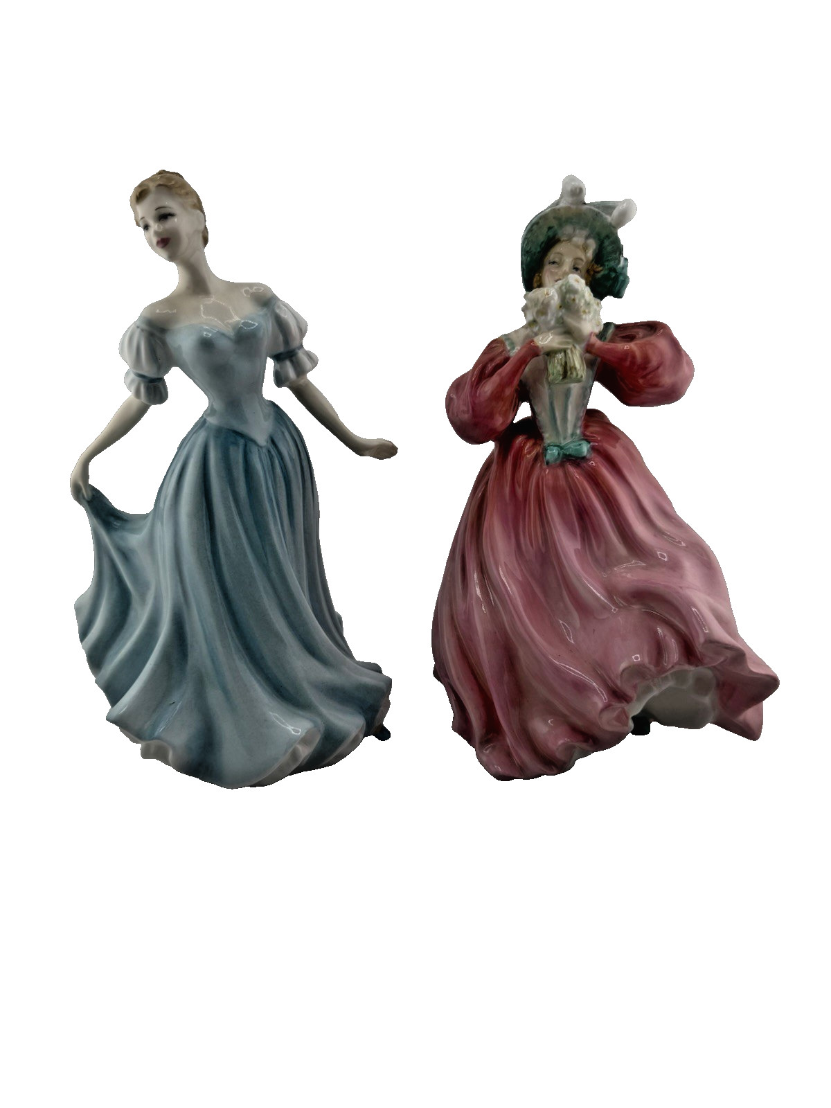 Rare Find 1940s ROYAL DOULTON "MARGUERITE" HN 1928 & 2002 "ISABEL" HN 4458 Rare Find 1940s ROYAL DOULTON "MARGUERITE" HN 1928 & 2002 "ISABEL" HN 4458