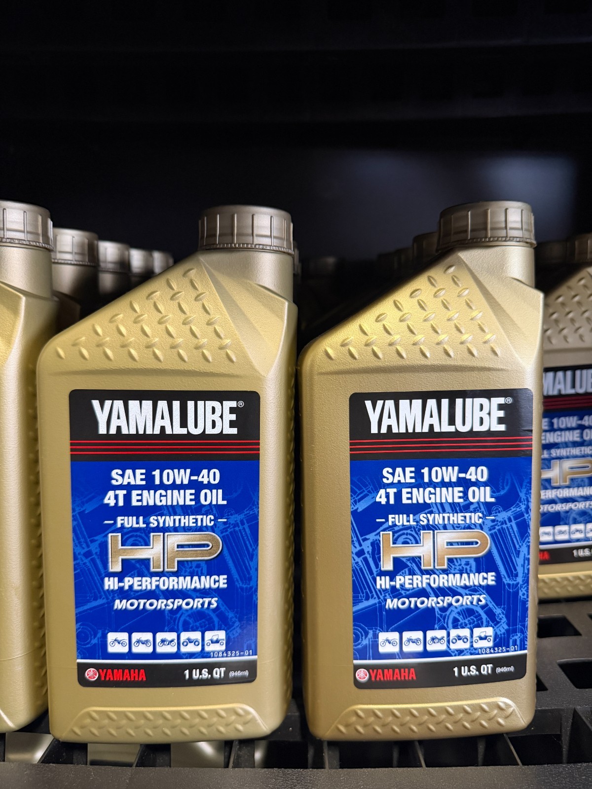 Yamalube HP Full Synthetic 10W-40 4T Engine Oil - 2 Pack (2 Quarts) | OEM Yamaha Yamalube HP Full Synthetic 10W-40 4T Engine Oil - 2 Pack (2 Quarts) | OEM Yamaha
