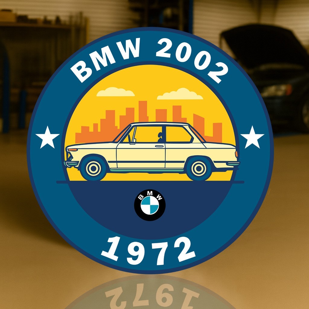 BMW 2002 – 1972 Classic Vintage Heavy Metal Sign (XL – 19.7” / 50 cm) BMW 2002 – 1972 Classic Vintage Heavy Metal Sign (XL – 19.7” / 50 cm)