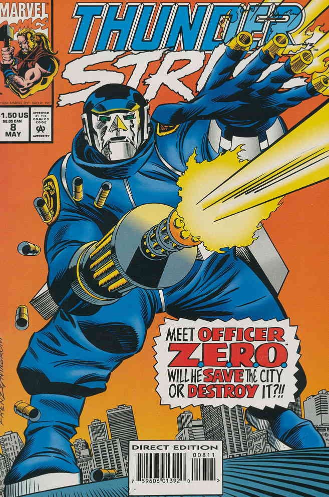 Thunderstrike #8 VF; Marvel | w/Bag+Board