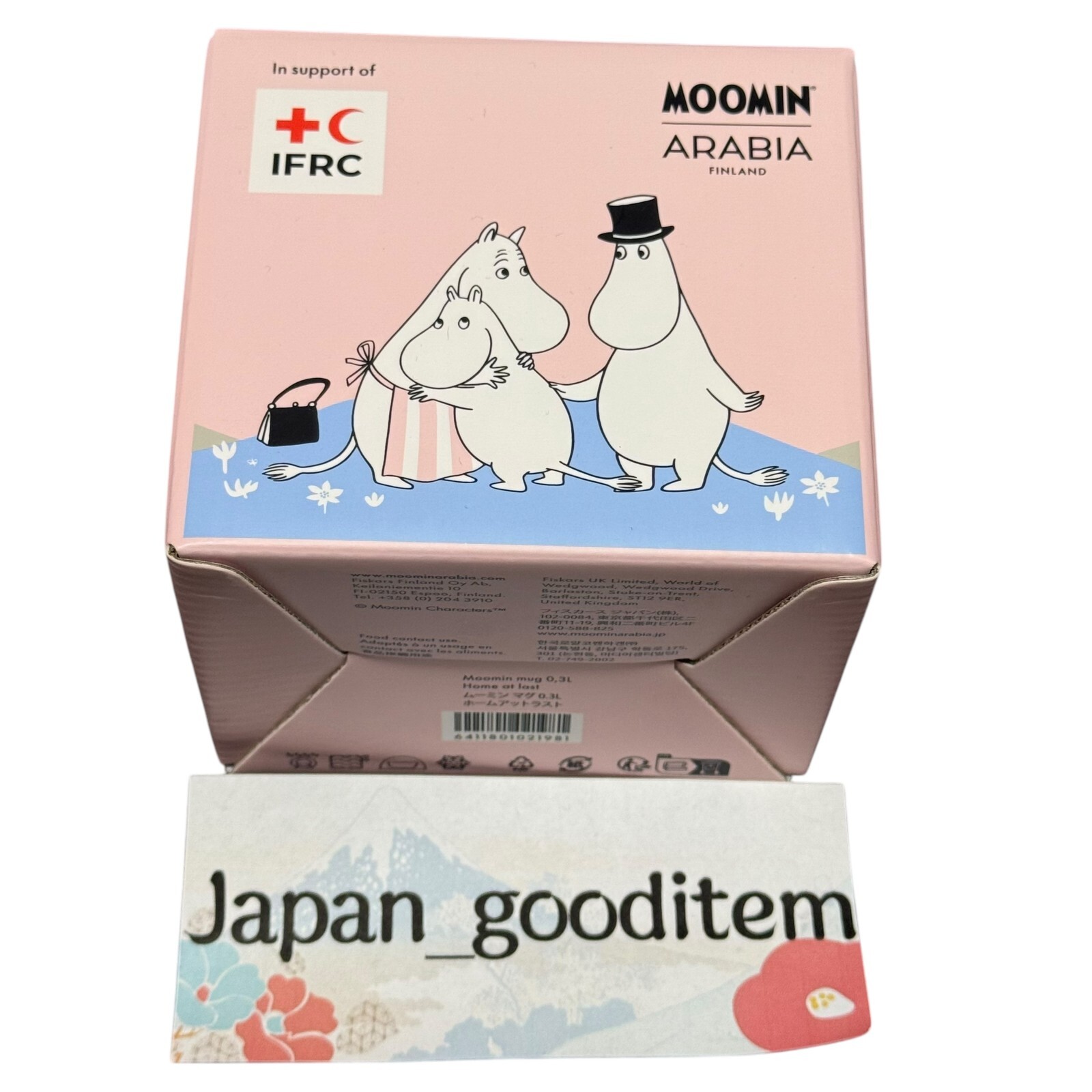ARABIA Moomin Series Mug "Home at Last" Limited 2025 /Red Cross/0.3L cup ARABIA Moomin Series Mug "Home at Last" Limited 2025 /Red Cross/0.3L cup