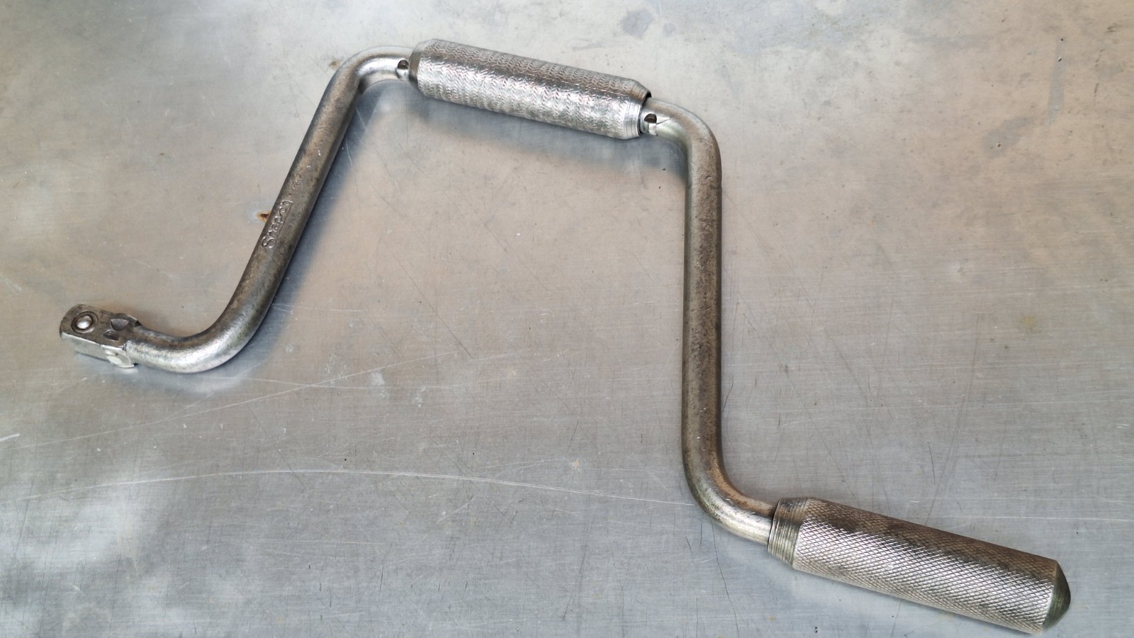 Scarce Pre- 1923 Snap On 1/2" Drive 13" 4-F Speeder (Ford spec) Brace Handle Scarce Pre- 1923 Snap On 1/2" Drive 13" 4-F Speeder (Ford spec) Brace Handle
