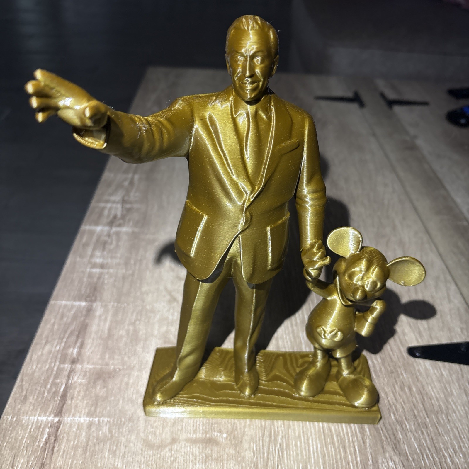 Disney Parks Walt Disney and Mickey Mouse Partners Figure Signature Collectibles Disney Parks Walt Disney and Mickey Mouse Partners Figure Signature Collectibles