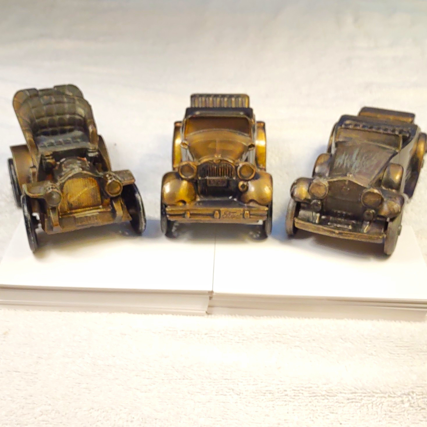 Banthrico Inc Chicago USA Metal Classic Car Promotional Coin Banks Lot of 3 Banthrico Inc Chicago USA Metal Classic Car Promotional Coin Banks Lot of 3