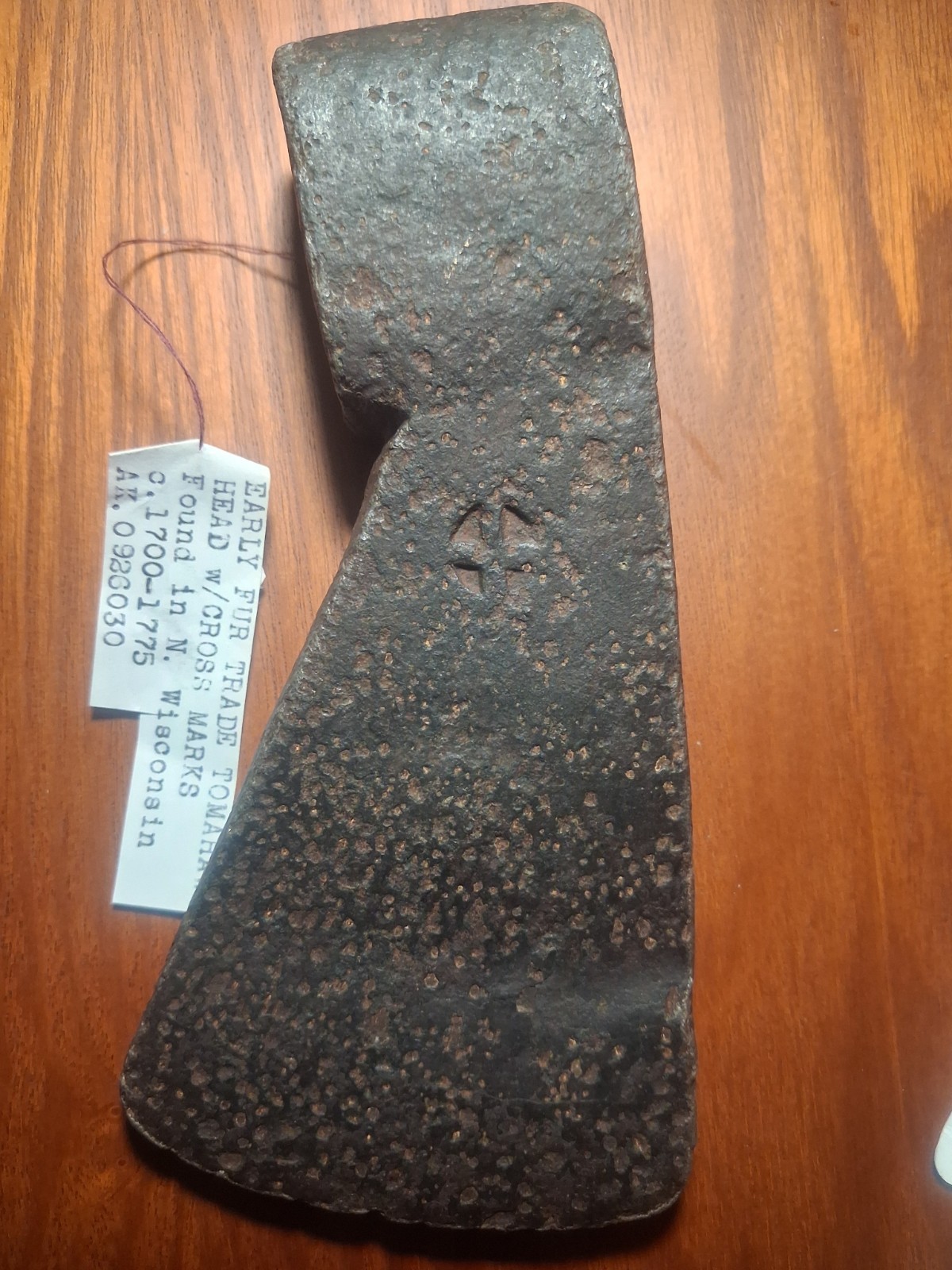 1700s Biscayne Axe "Cross Stamp" French Fur Trade Wisconsin Authentic 1700s Biscayne Axe "Cross Stamp" French Fur Trade Wisconsin Authentic