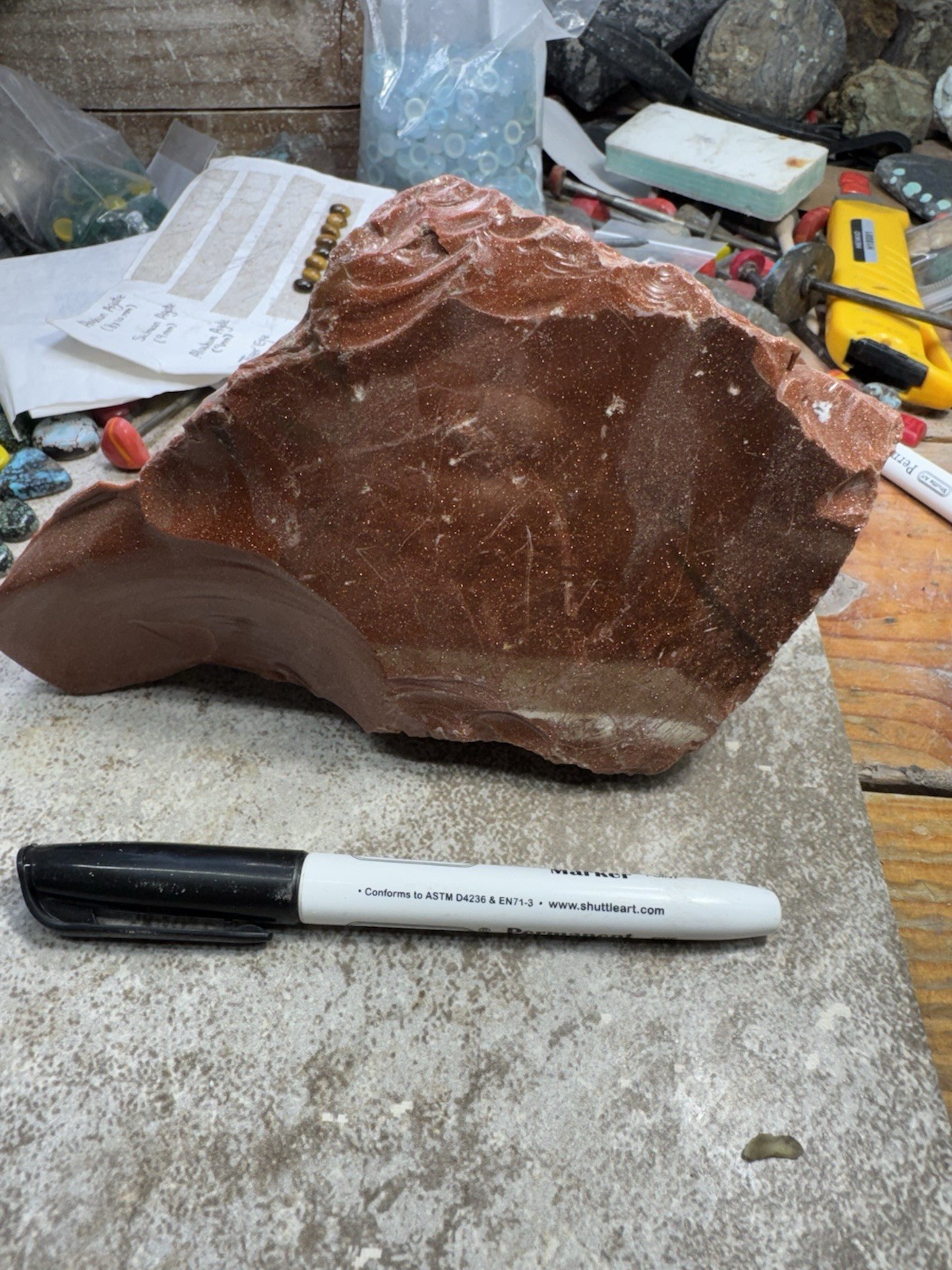Large Solid Goldstone Rough Large Solid Goldstone Rough