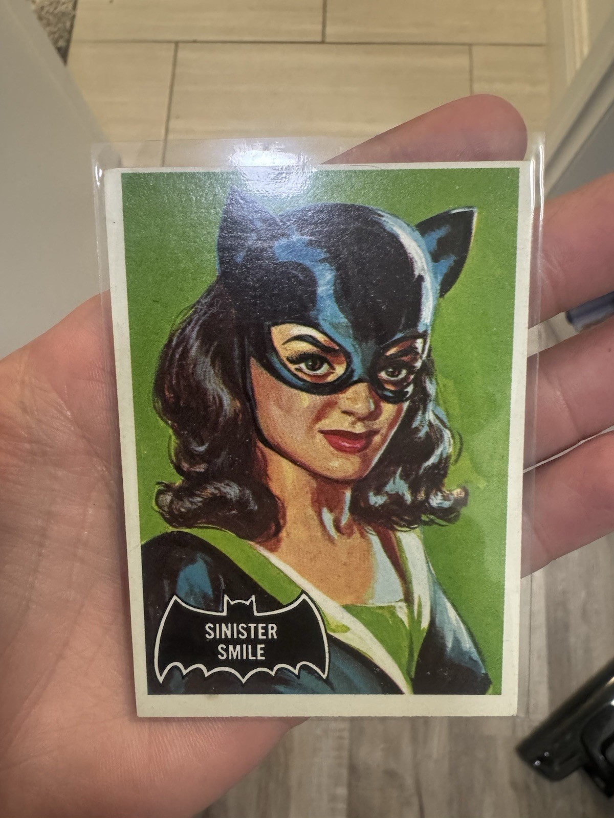 1966 Topps Batman #27 Sinister Smile Cat Woman Great Condition Rookie 1966 Topps Batman #27 Sinister Smile Cat Woman Great Condition Rookie