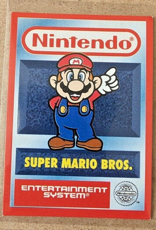 Merlin Collection Vintage Nintendo 1993 Game Cards Super Mario Zelda Starwing