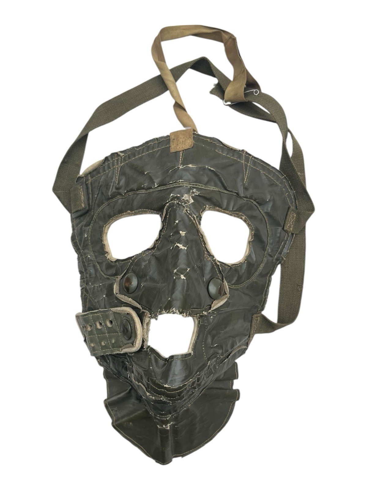 Rare Vtg 1940's WWII United States Navy Cold Weather Bazooka Gunner's Face Mask Rare Vtg 1940's WWII United States Navy Cold Weather Bazooka Gunner's Face Mask