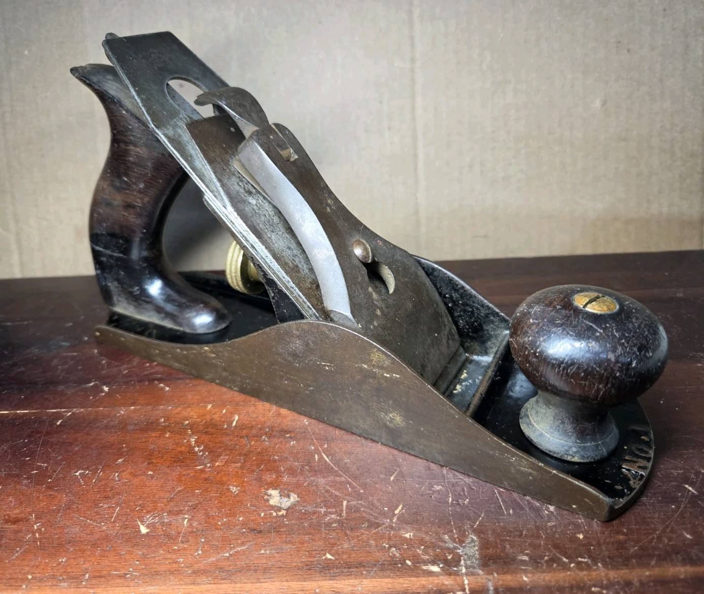 Rare Antique Stanley Bailey No. 4 Smooth Plane Type 5 