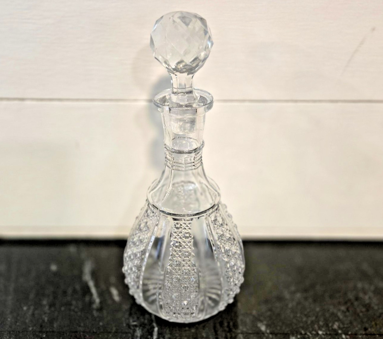 Antique EAPG Decanter 1890s RAINBOW by McKee & Brothers Pittsburg, PA Rare find Antique EAPG Decanter 1890s RAINBOW by McKee & Brothers Pittsburg, PA Rare find